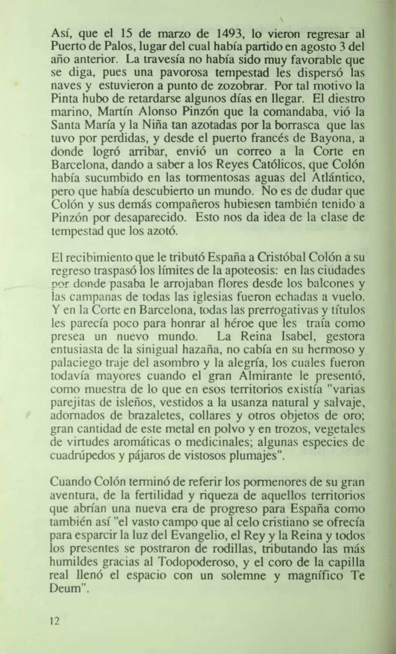 Pagina 16 de 500 Años del descubrimiento de América