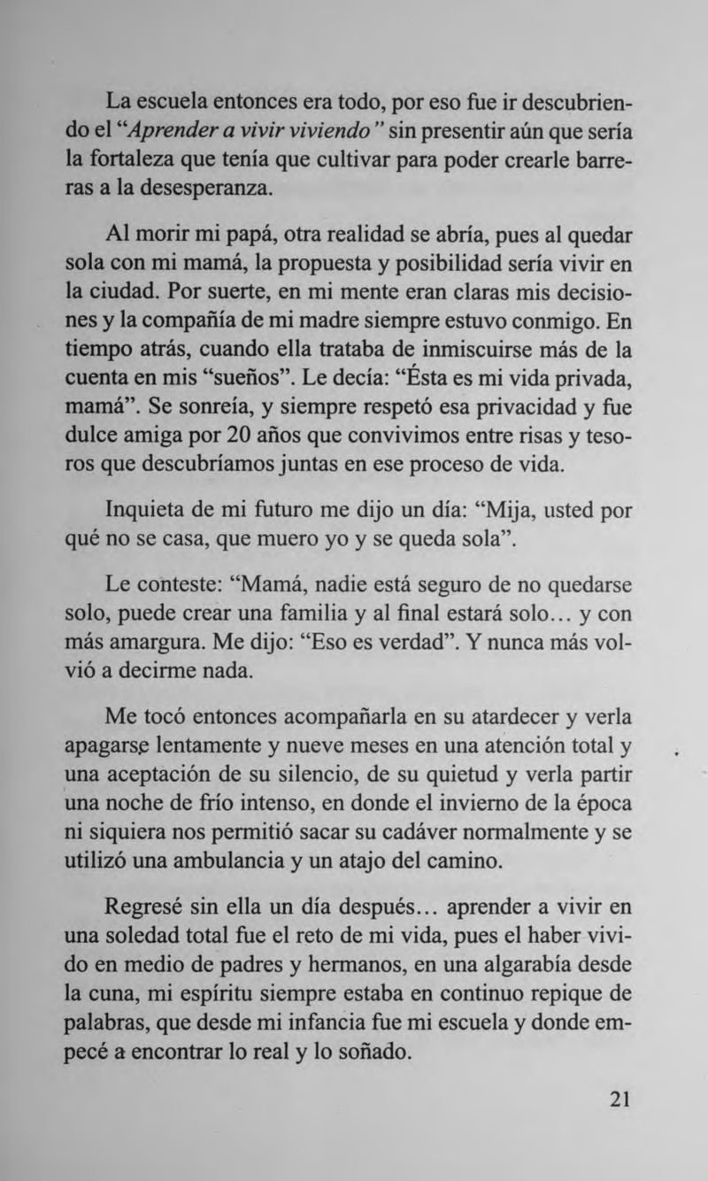 Pagina 20 de Aprendiendo a vivir viviendo