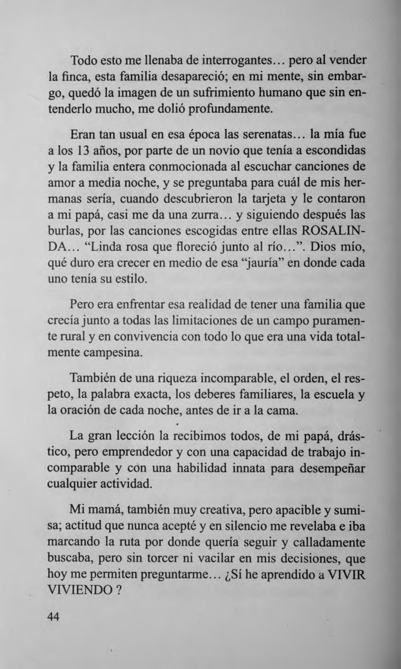 Pagina 43 de Aprendiendo a vivir viviendo