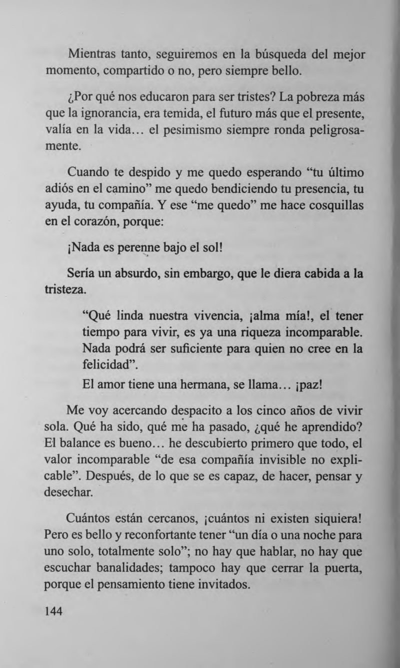 Pagina 143 de Aprendiendo a vivir viviendo