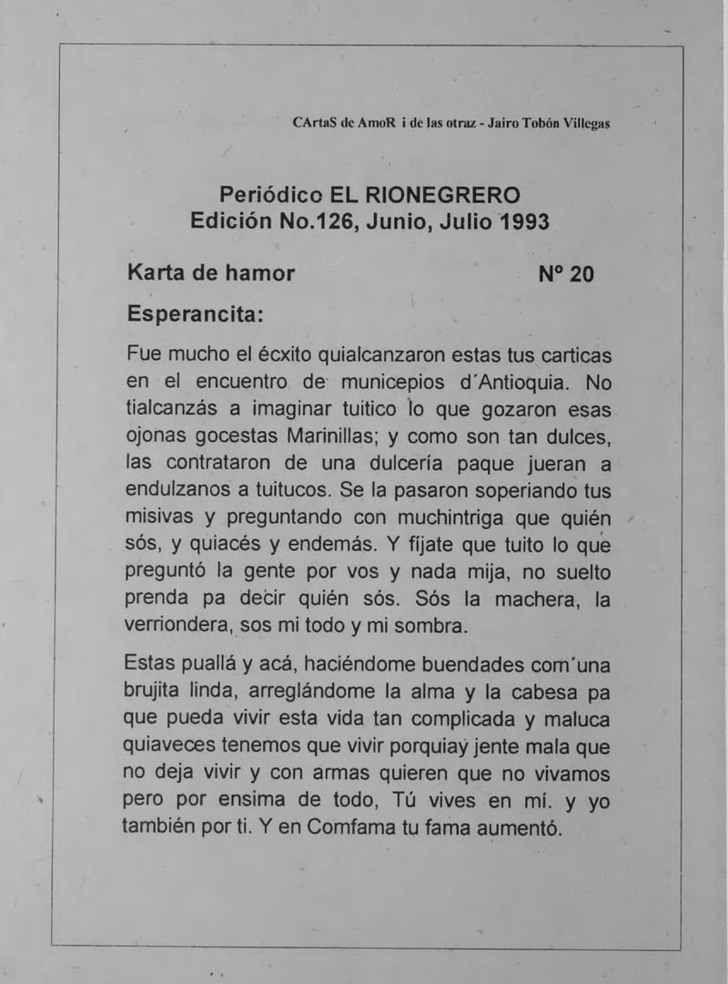Pagina 38 de Cartas de amor i de las otraz