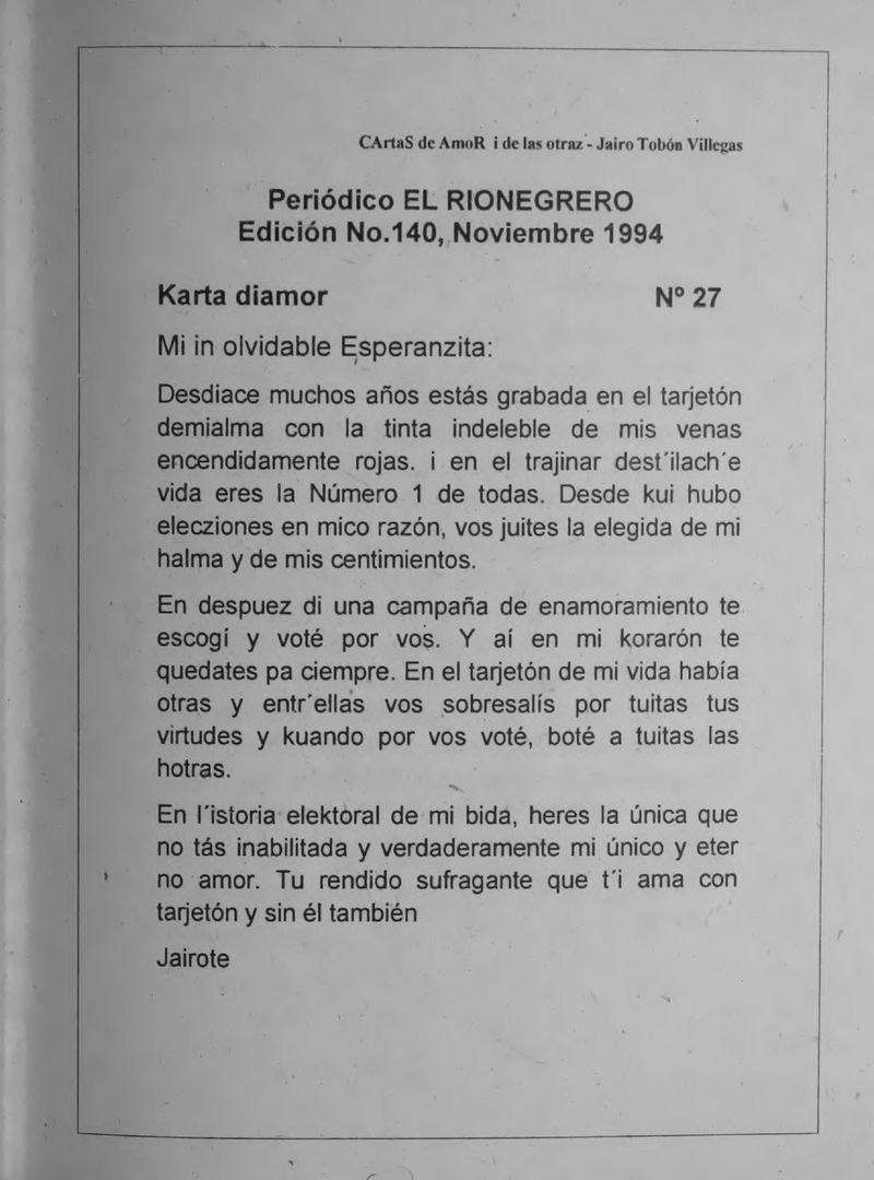 Pagina 47 de Cartas de amor i de las otraz