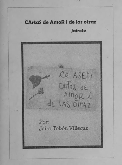 Portada de Cartas de amor i de las otraz
