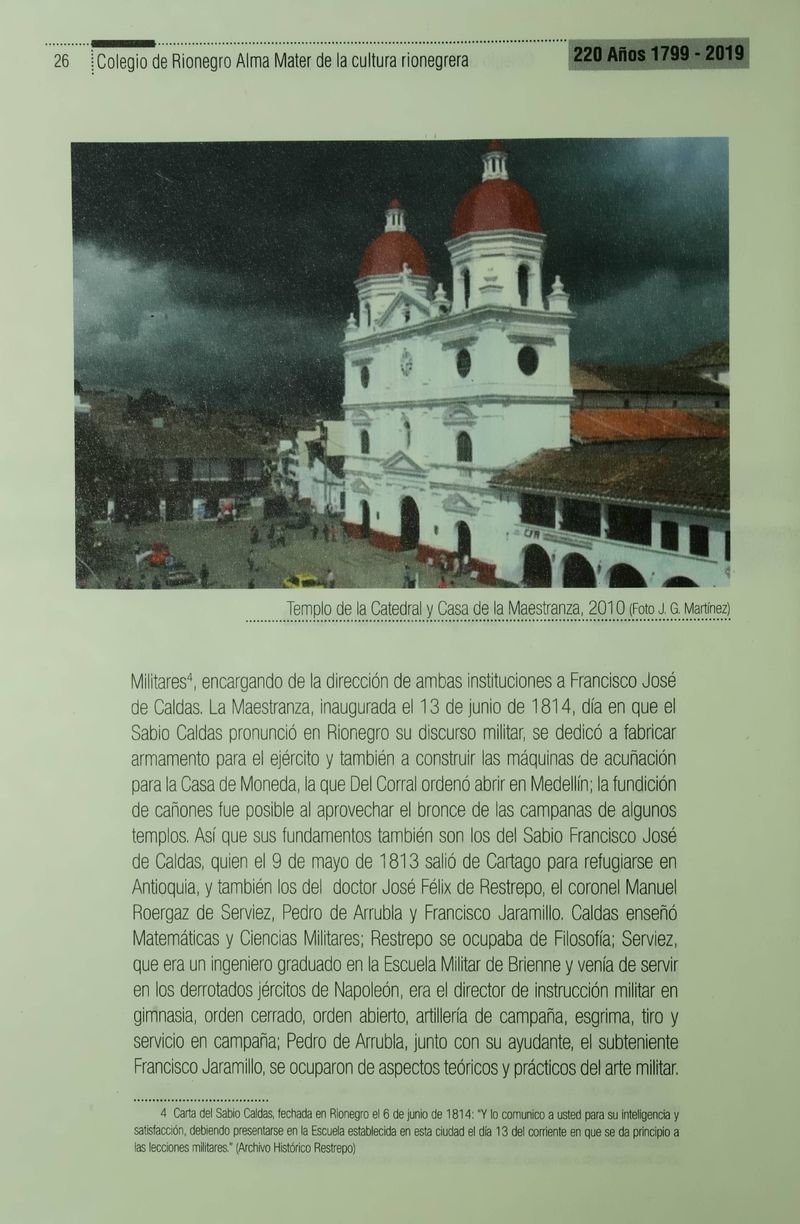 Pagina 29 de Colegio de Rionegro 1799 - 2019: Alma Máter de la Cultura de la Rionegrera