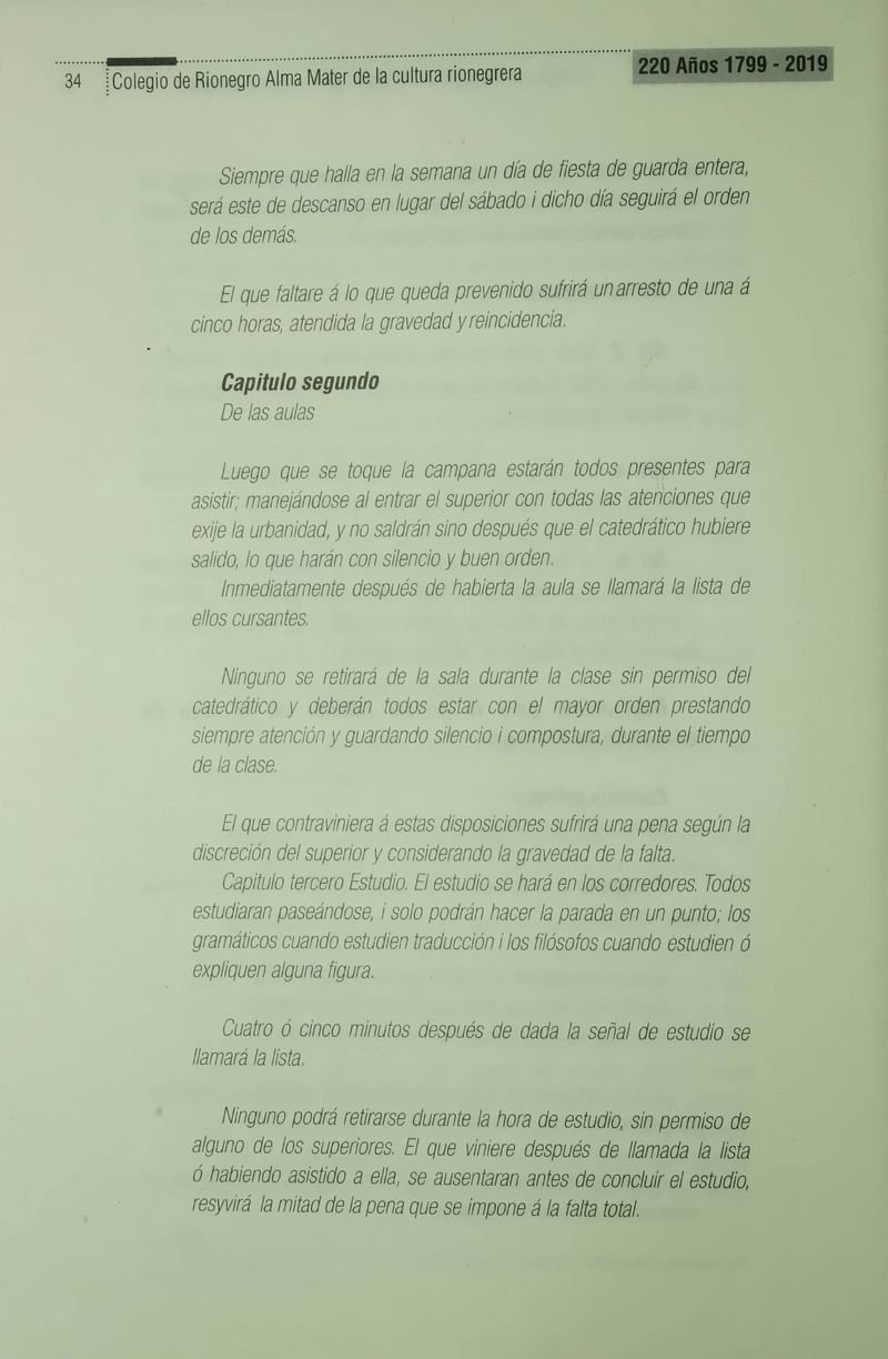 Pagina 37 de Colegio de Rionegro 1799 - 2019: Alma Máter de la Cultura de la Rionegrera