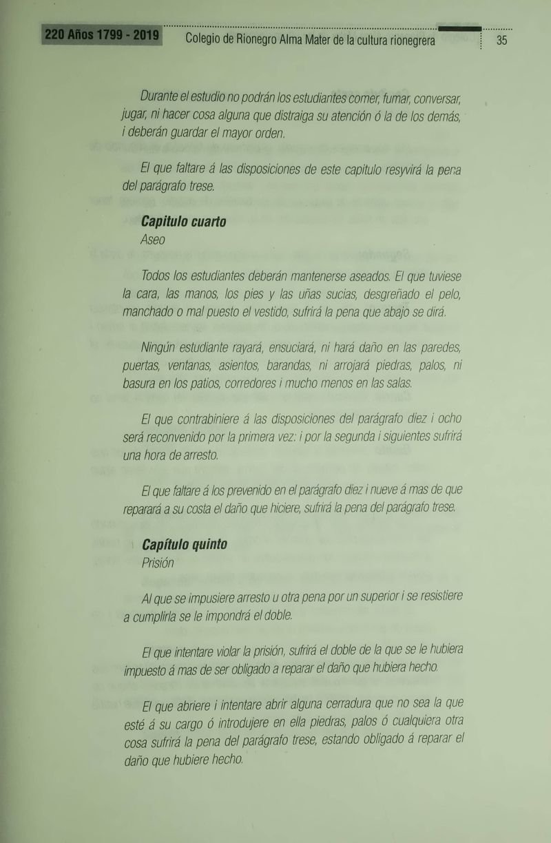 Pagina 38 de Colegio de Rionegro 1799 - 2019: Alma Máter de la Cultura de la Rionegrera