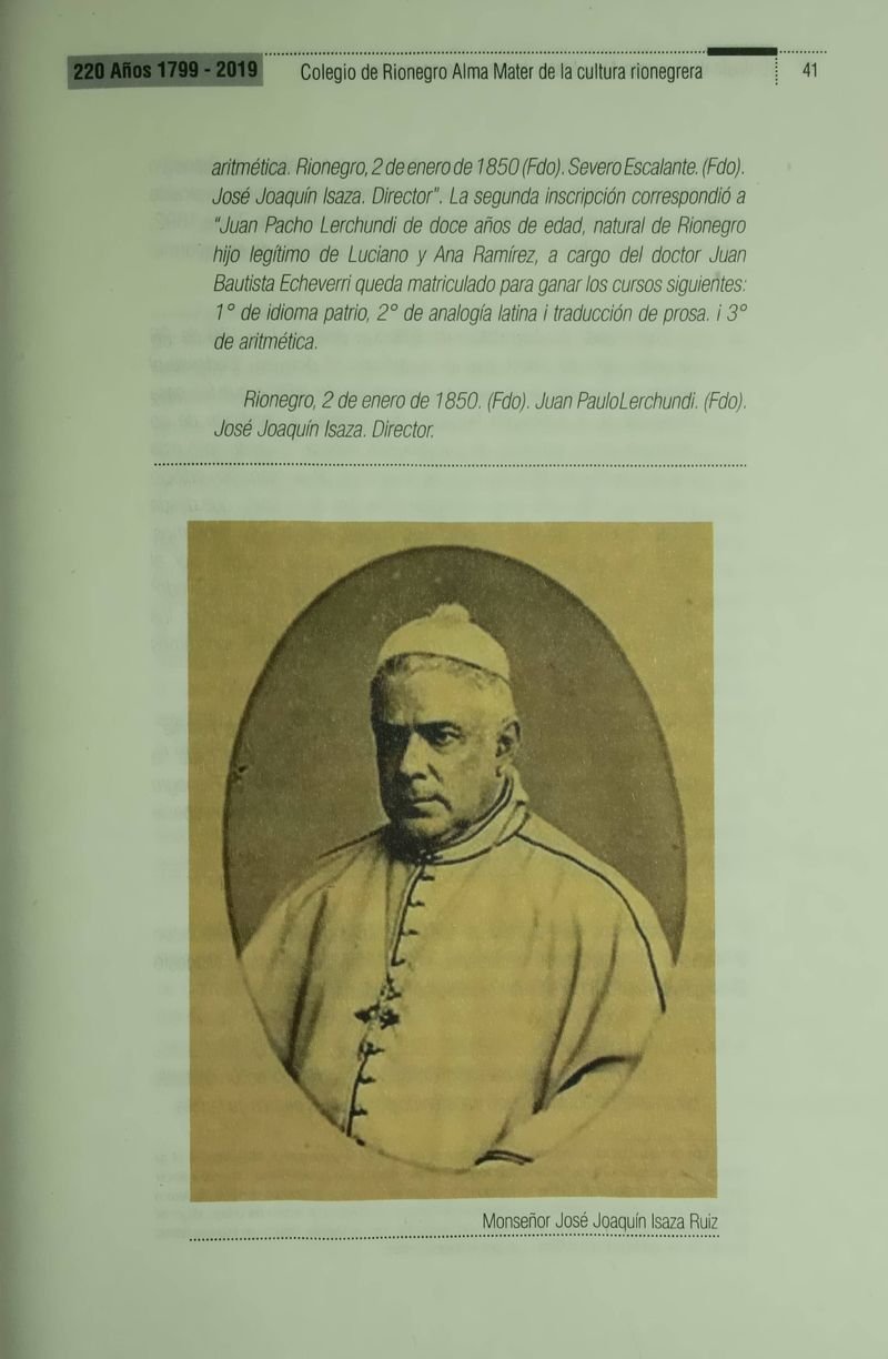 Pagina 44 de Colegio de Rionegro 1799 - 2019: Alma Máter de la Cultura de la Rionegrera