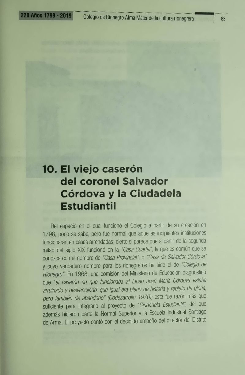 Pagina 86 de Colegio de Rionegro 1799 - 2019: Alma Máter de la Cultura de la Rionegrera