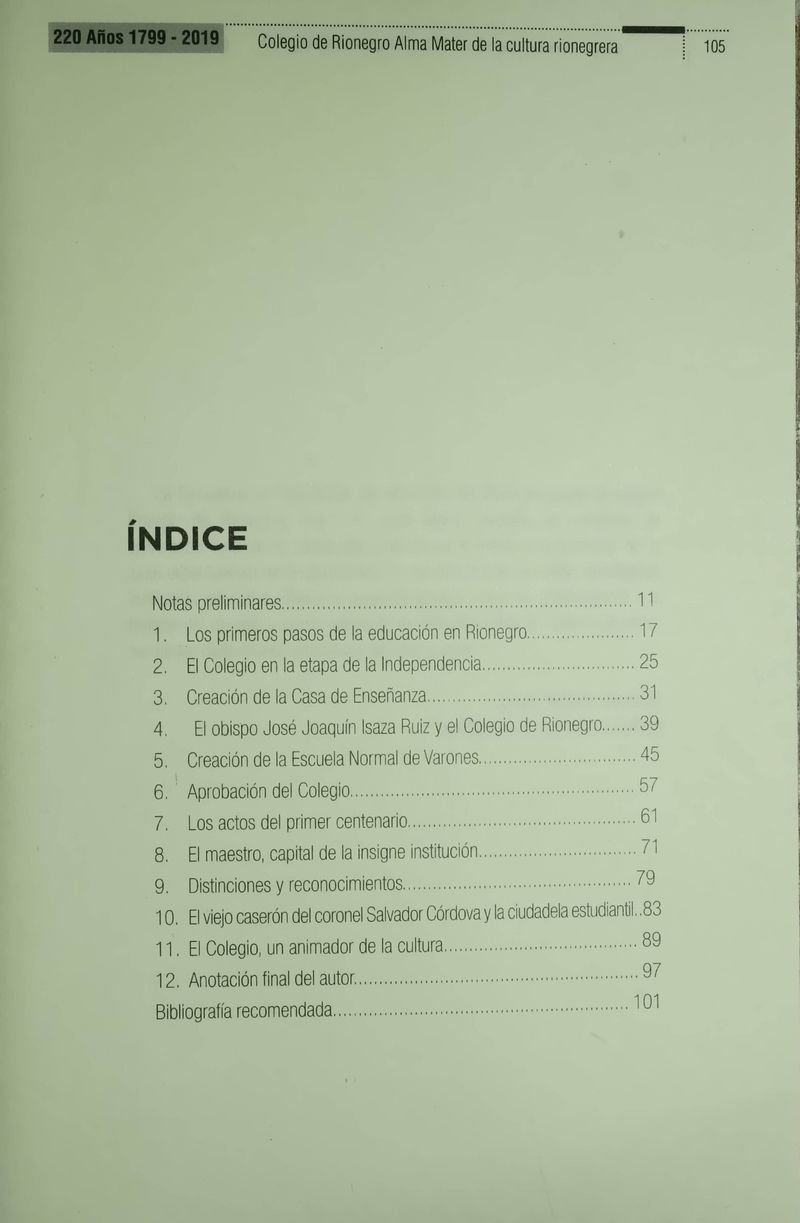 Pagina 109 de Colegio de Rionegro 1799 - 2019: Alma Máter de la Cultura de la Rionegrera