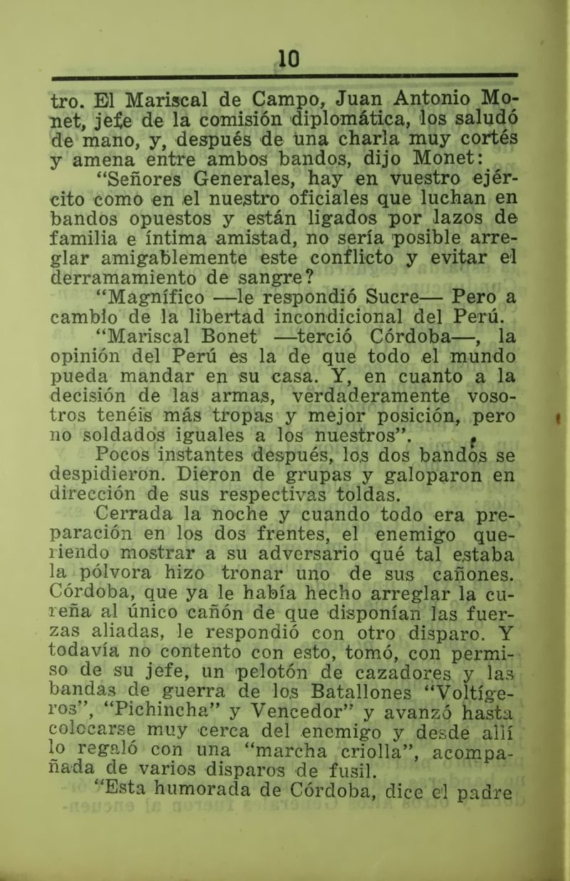 Pagina 10 de Cordova en el sesquicentenario de la batalla de Ayacucho