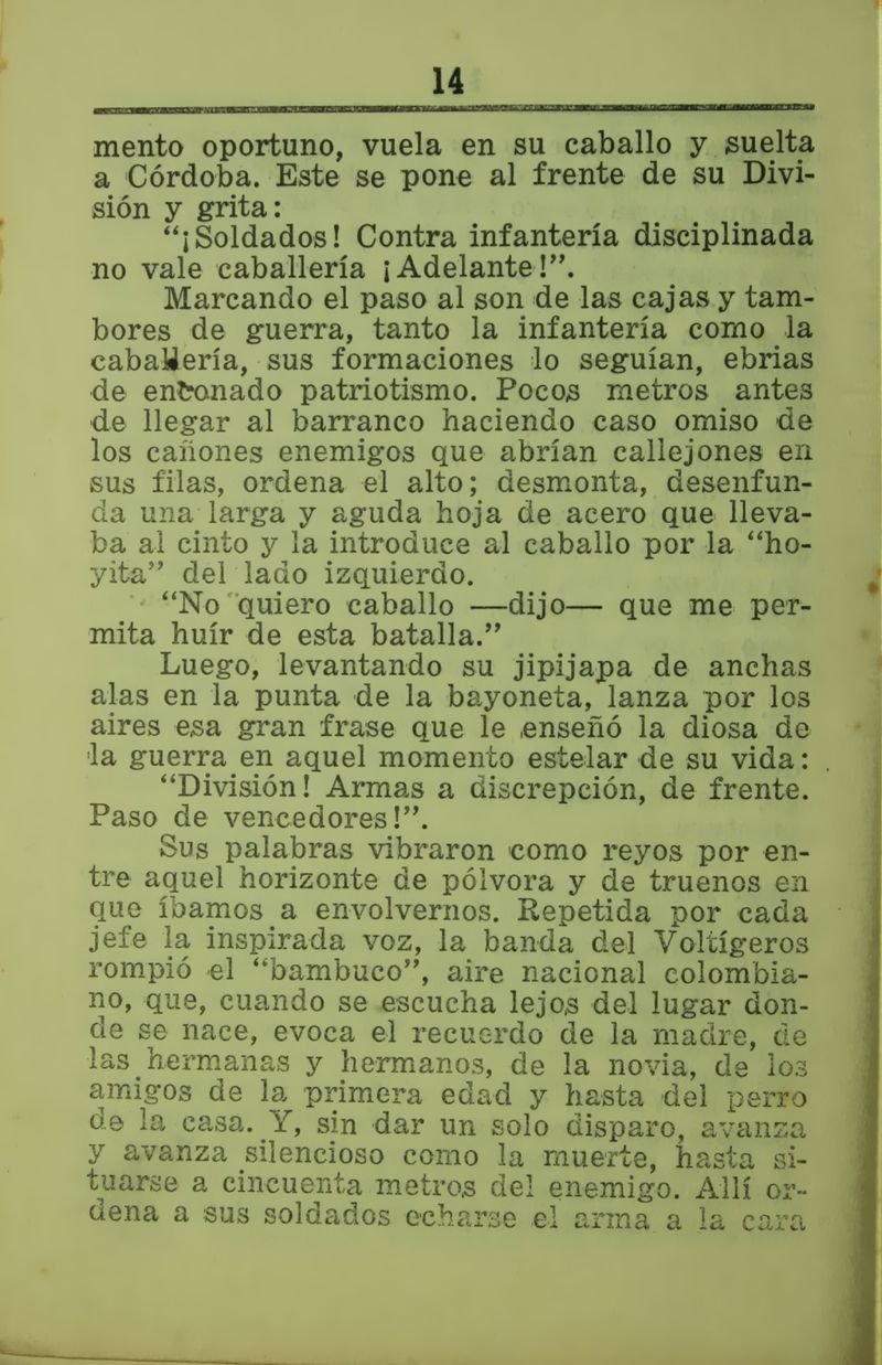 Pagina 14 de Cordova en el sesquicentenario de la batalla de Ayacucho