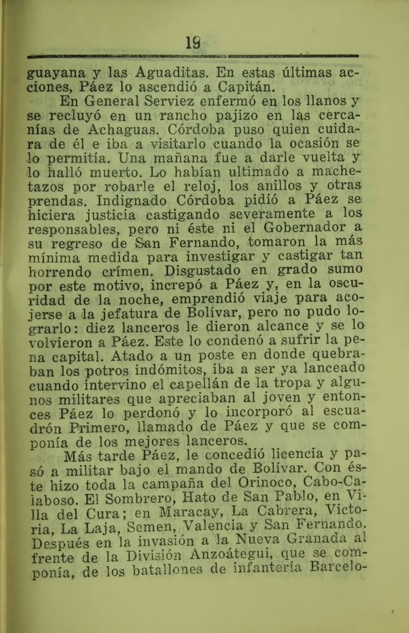 Pagina 19 de Cordova en el sesquicentenario de la batalla de Ayacucho