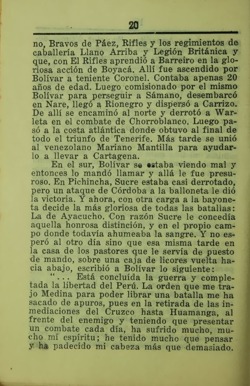 Pagina 20 de Cordova en el sesquicentenario de la batalla de Ayacucho