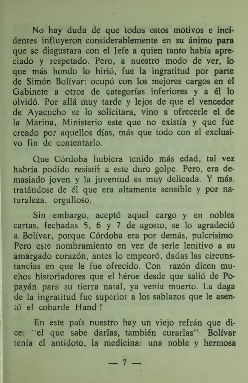 Pagina 11 de Córdova en el sesquicentenario de su muerte