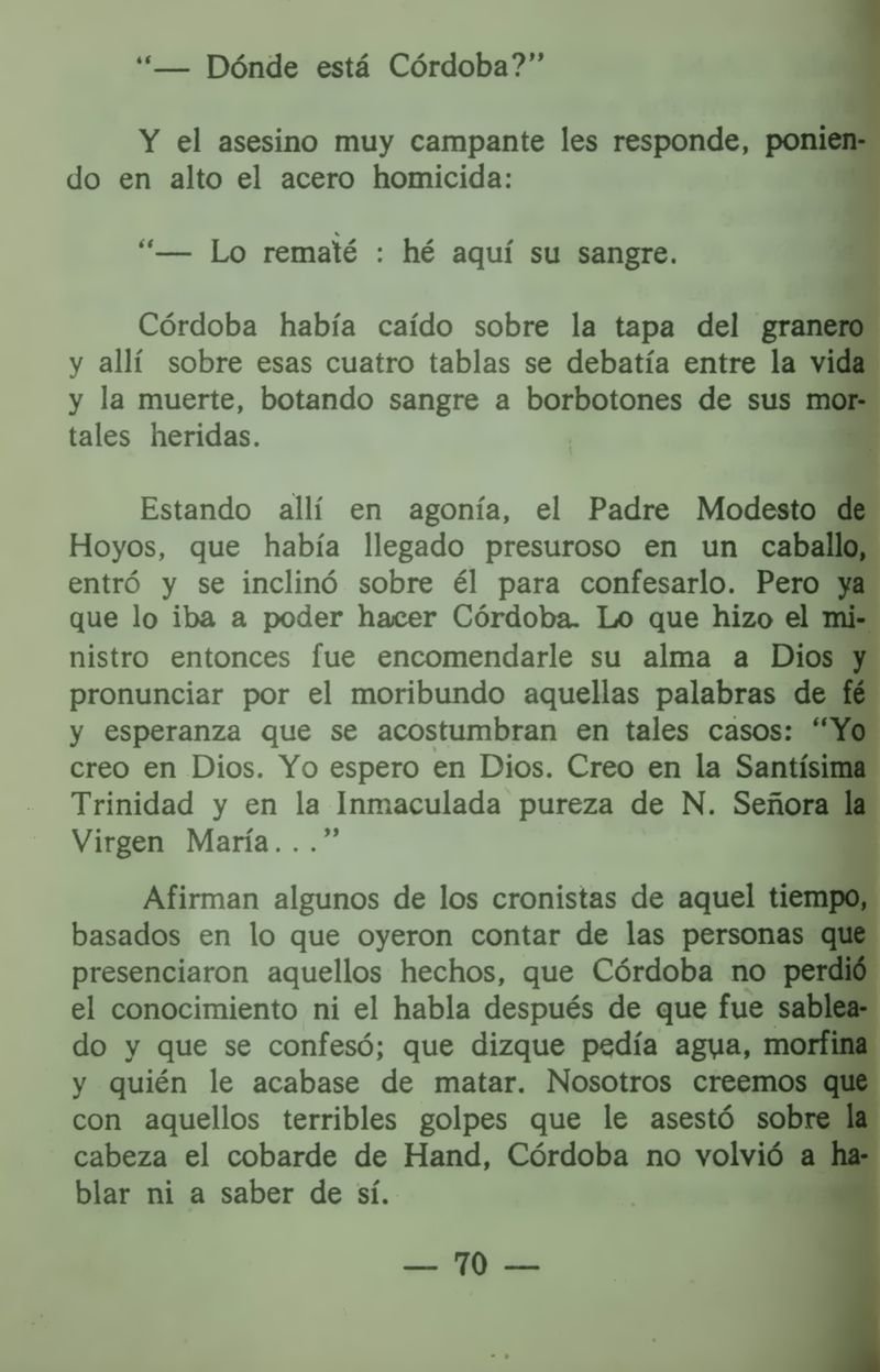 Pagina 74 de Córdova en el sesquicentenario de su muerte