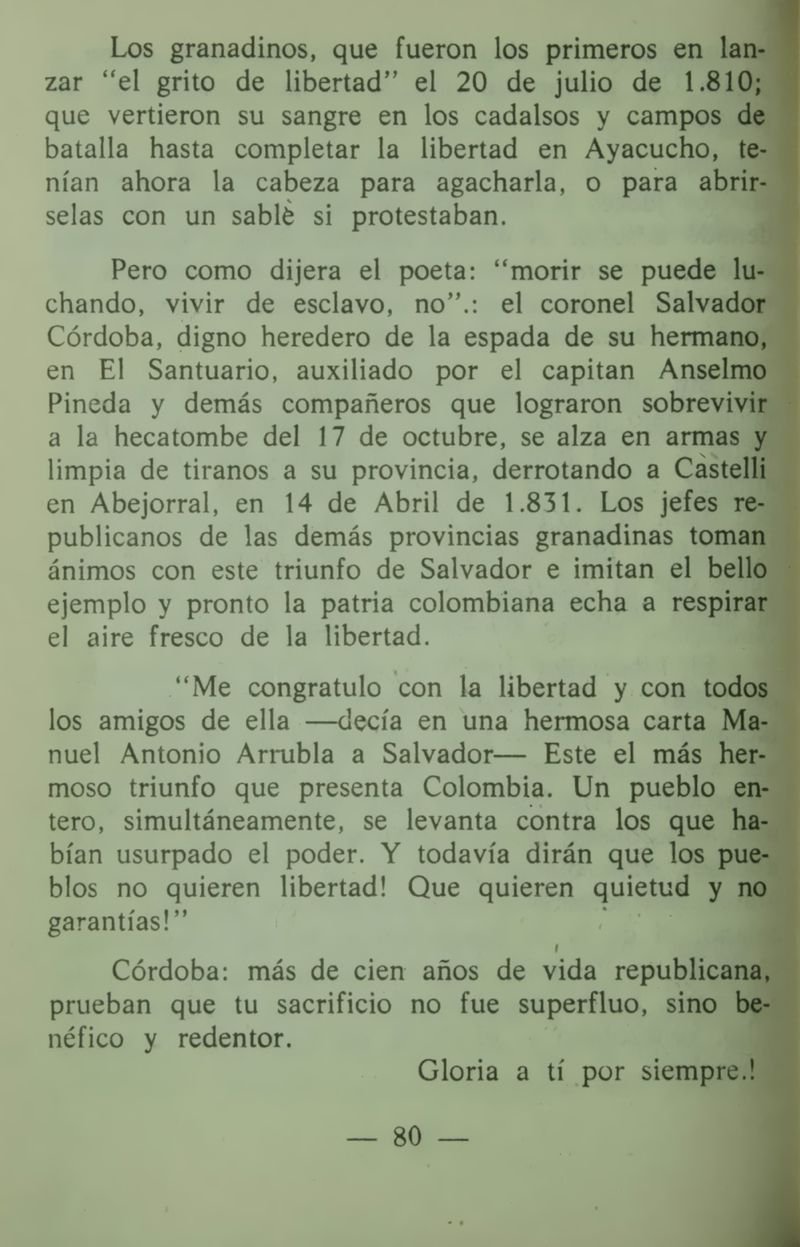 Pagina 84 de Córdova en el sesquicentenario de su muerte