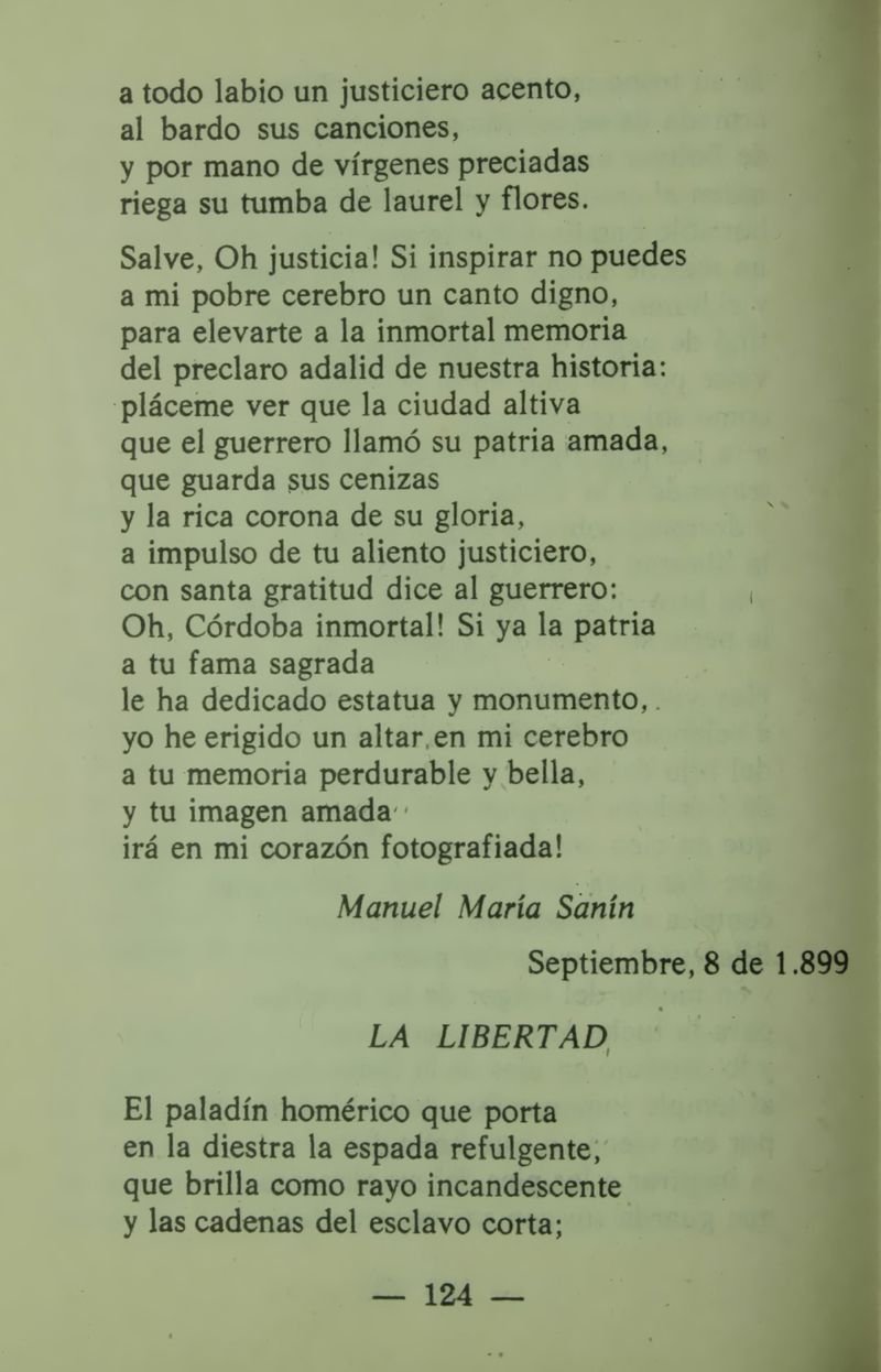 Pagina 128 de Córdova en el sesquicentenario de su muerte