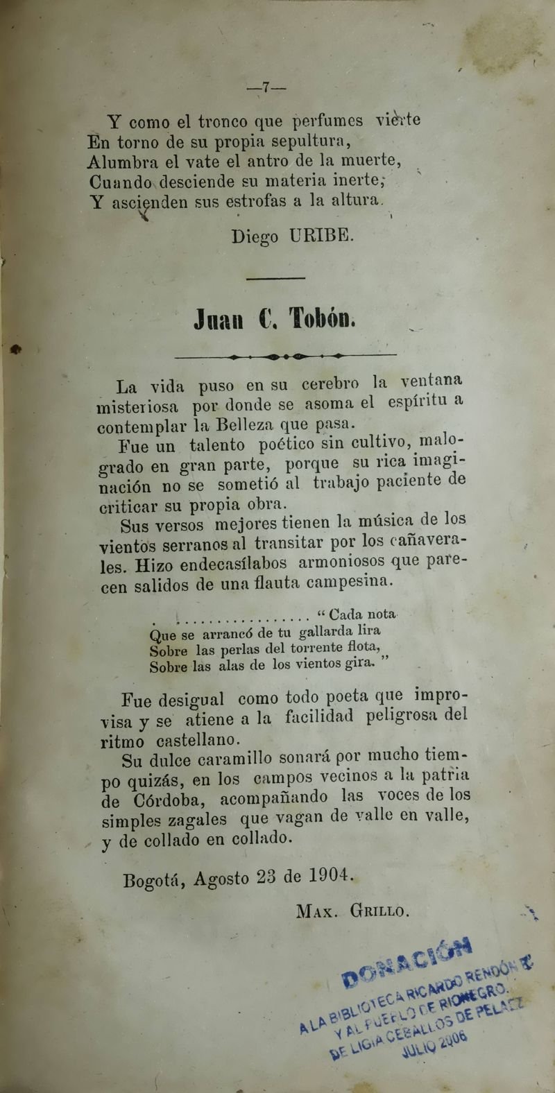 Pagina 9 de Corona Fúnebre