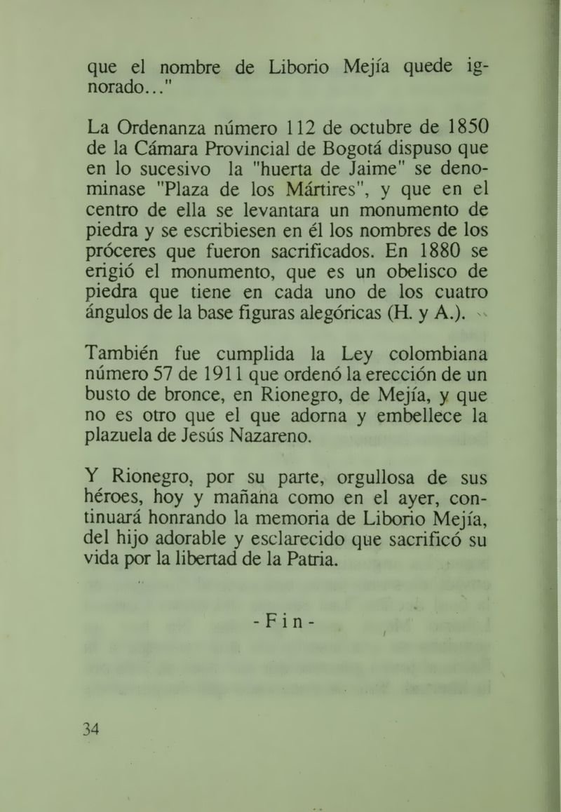 Pagina 40 de Coronel Liborio Mejía en el Bicentenario de su Natalicio