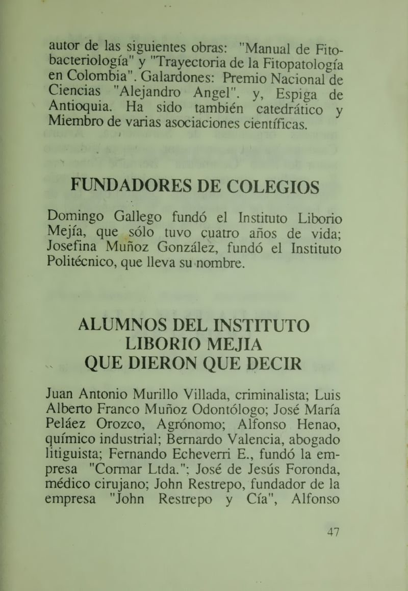 Pagina 53 de Coronel Liborio Mejía en el Bicentenario de su Natalicio