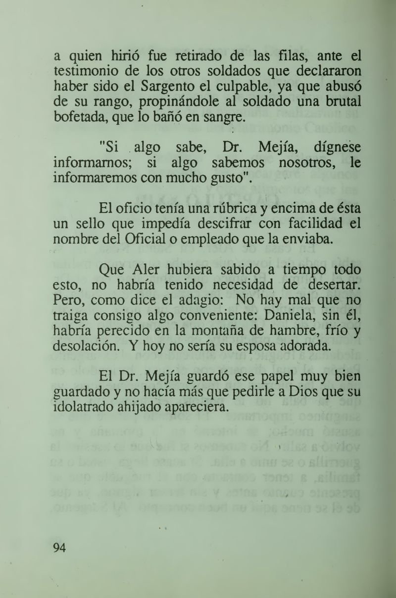 Pagina 100 de Daniela la única sobreviviente