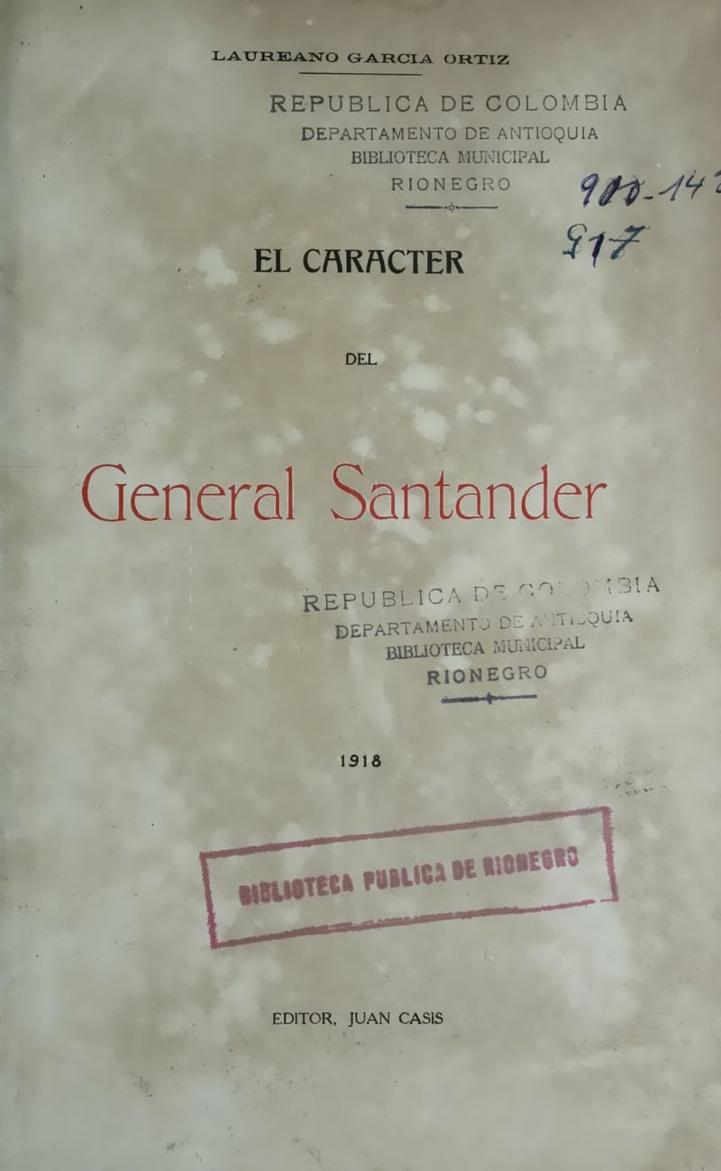 Pagina 5 de El carácter del general Santander