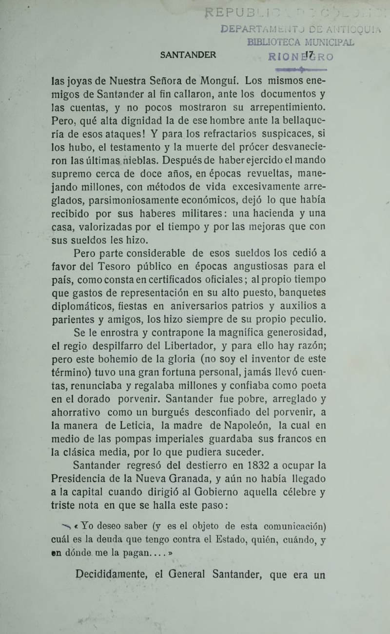 Pagina 27 de El carácter del general Santander