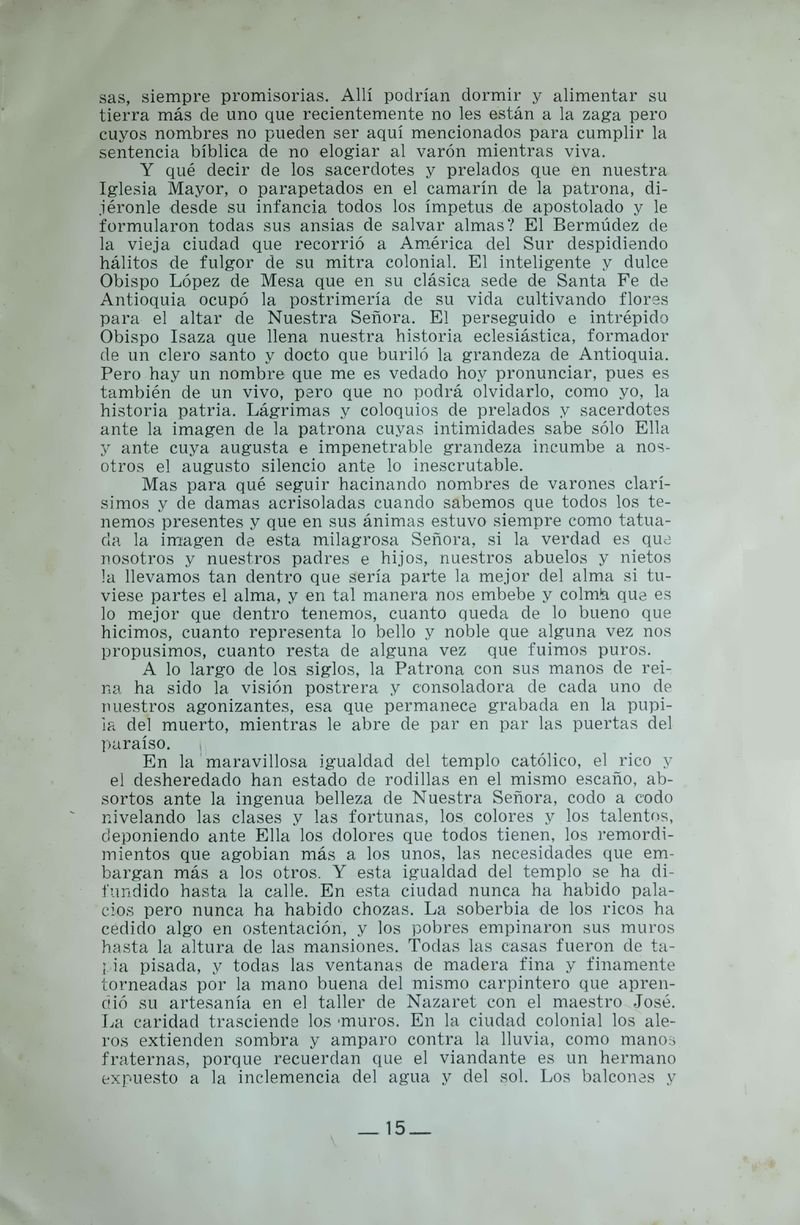 Pagina 17 de Juegos Florales de Rionegro con motivo de la coronación canónica de Nuestra Señora del Rosario de Arma