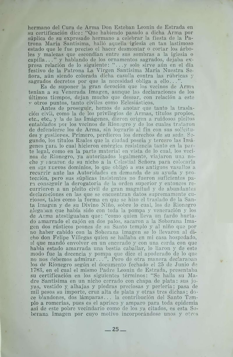 Pagina 27 de Juegos Florales de Rionegro con motivo de la coronación canónica de Nuestra Señora del Rosario de Arma