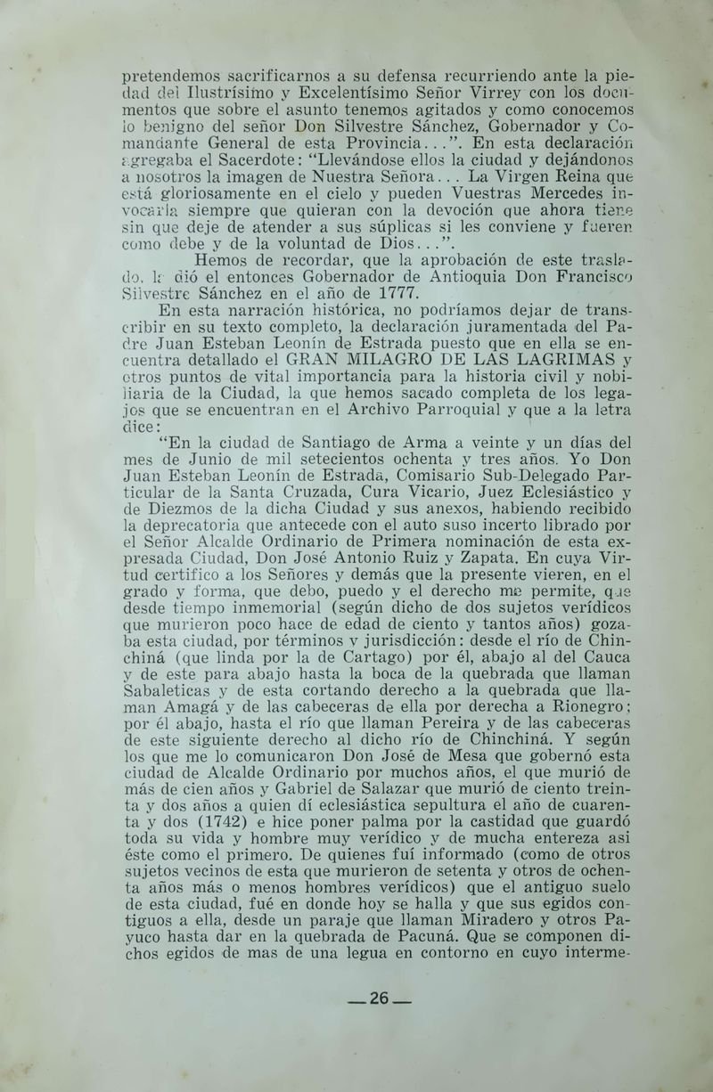 Pagina 28 de Juegos Florales de Rionegro con motivo de la coronación canónica de Nuestra Señora del Rosario de Arma