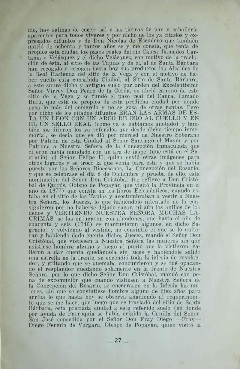 Pagina 29 de Juegos Florales de Rionegro con motivo de la coronación canónica de Nuestra Señora del Rosario de Arma