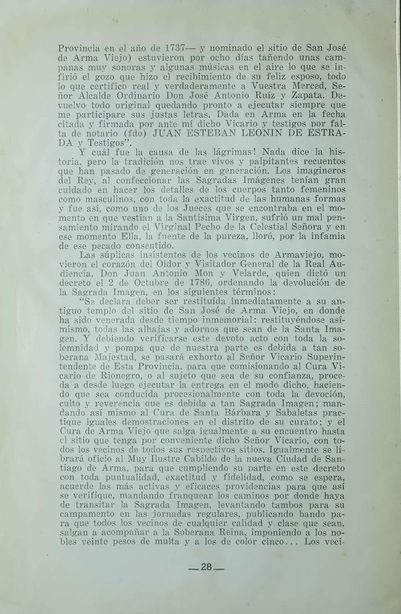 Pagina 30 de Juegos Florales de Rionegro con motivo de la coronación canónica de Nuestra Señora del Rosario de Arma
