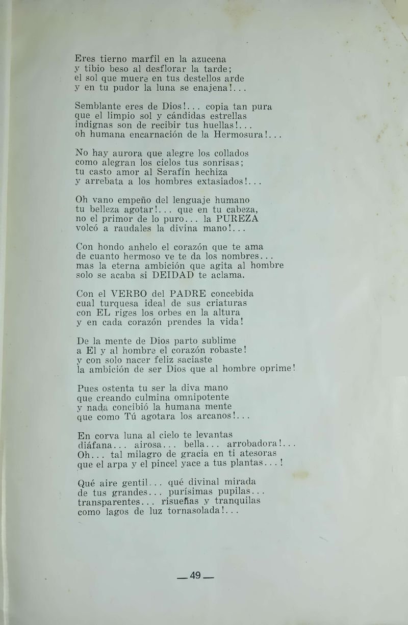 Pagina 51 de Juegos Florales de Rionegro con motivo de la coronación canónica de Nuestra Señora del Rosario de Arma