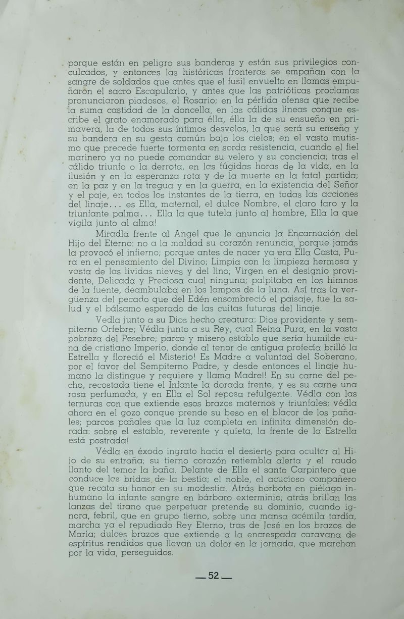 Pagina 54 de Juegos Florales de Rionegro con motivo de la coronación canónica de Nuestra Señora del Rosario de Arma