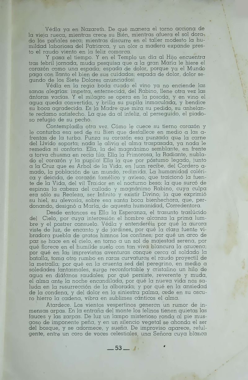 Pagina 55 de Juegos Florales de Rionegro con motivo de la coronación canónica de Nuestra Señora del Rosario de Arma