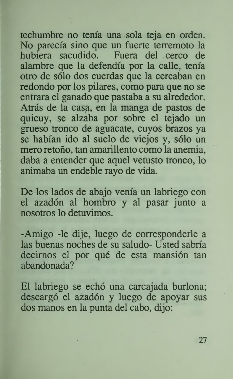 Pagina 31 de La casa del espanto y el sepelio del patriarca