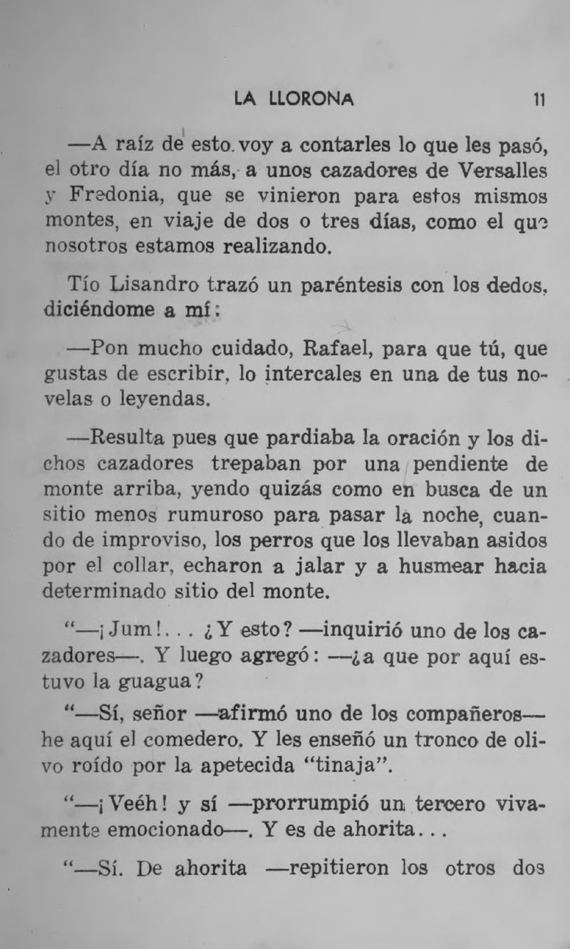 Pagina 7 de La llorona y la coqueta montés