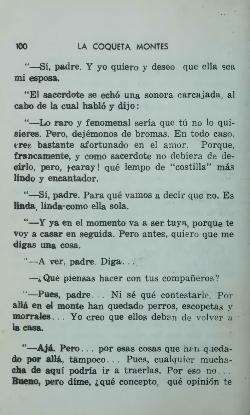 Pagina 122 de La llorona y la coqueta montés