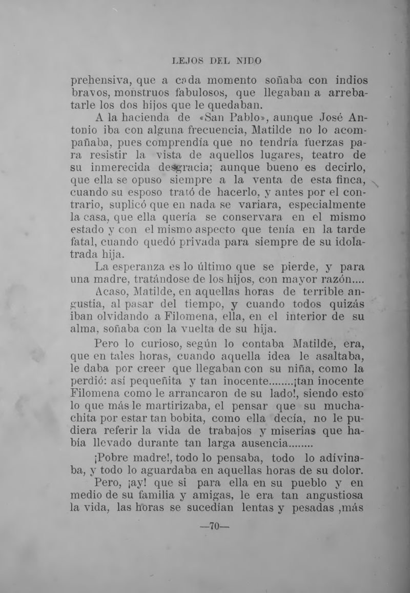 Pagina 72 de Lejos del nido