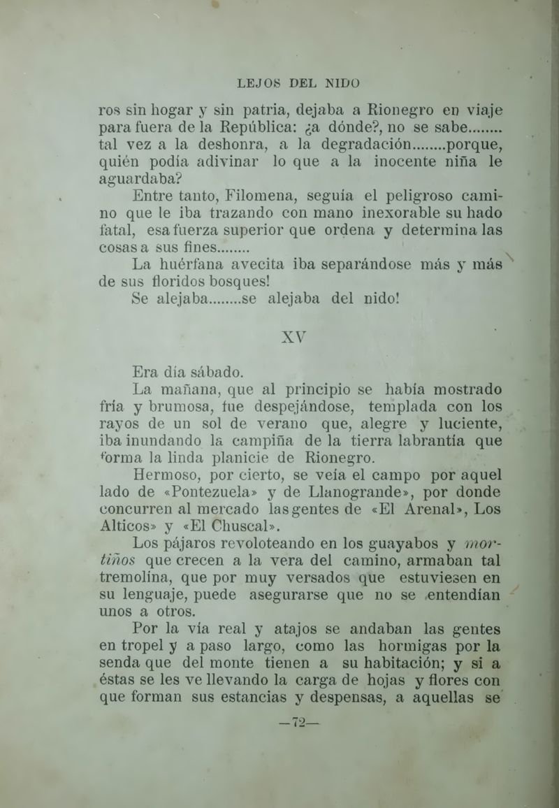 Pagina 74 de Lejos del nido