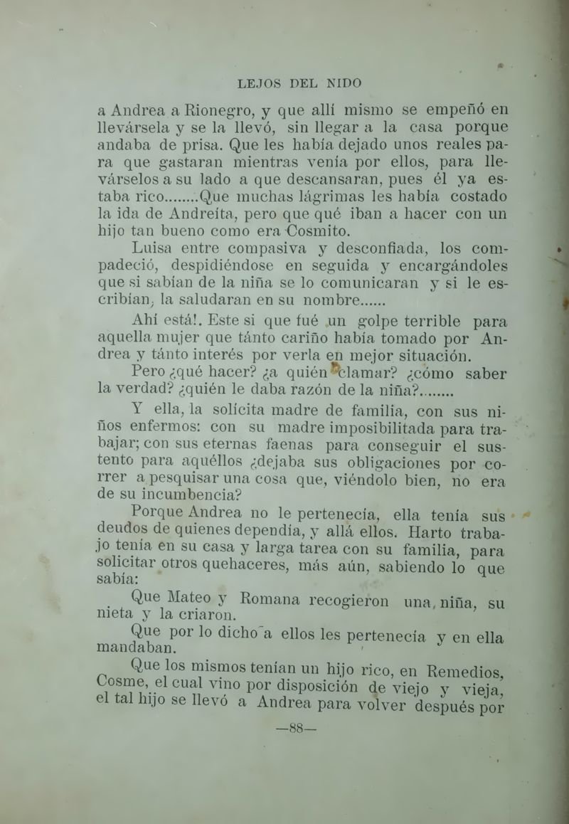 Pagina 90 de Lejos del nido