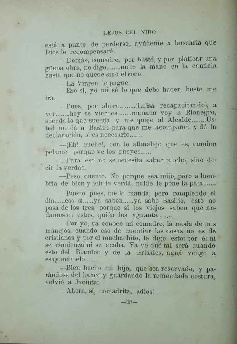 Pagina 100 de Lejos del nido
