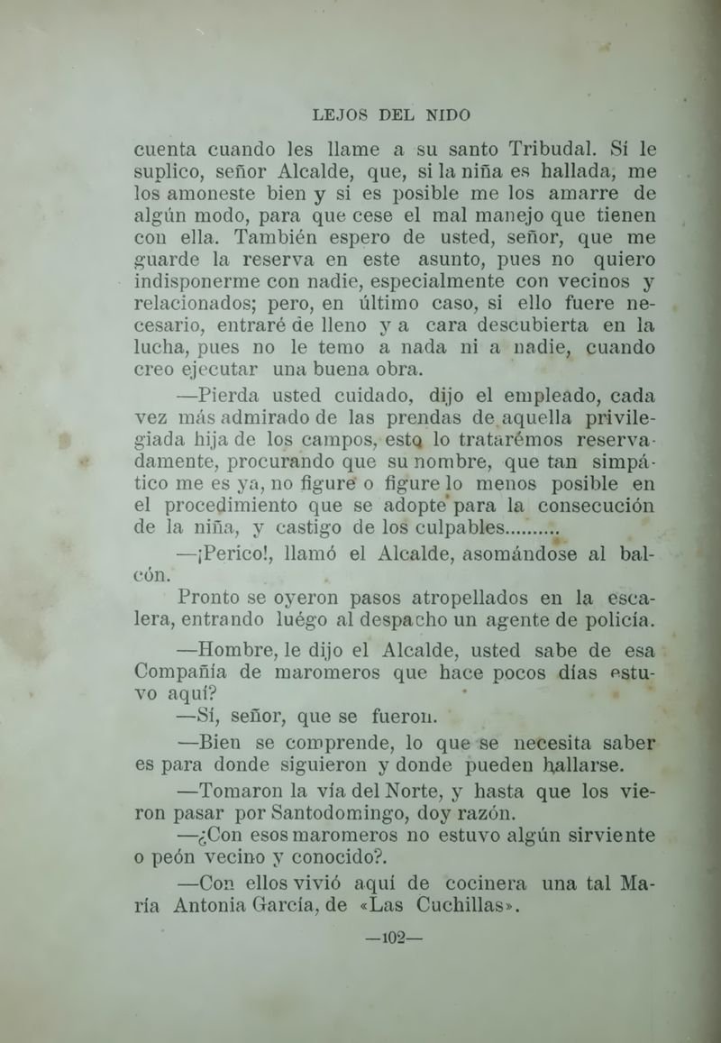 Pagina 104 de Lejos del nido