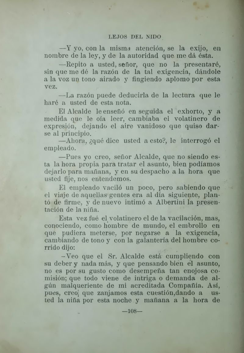 Pagina 110 de Lejos del nido