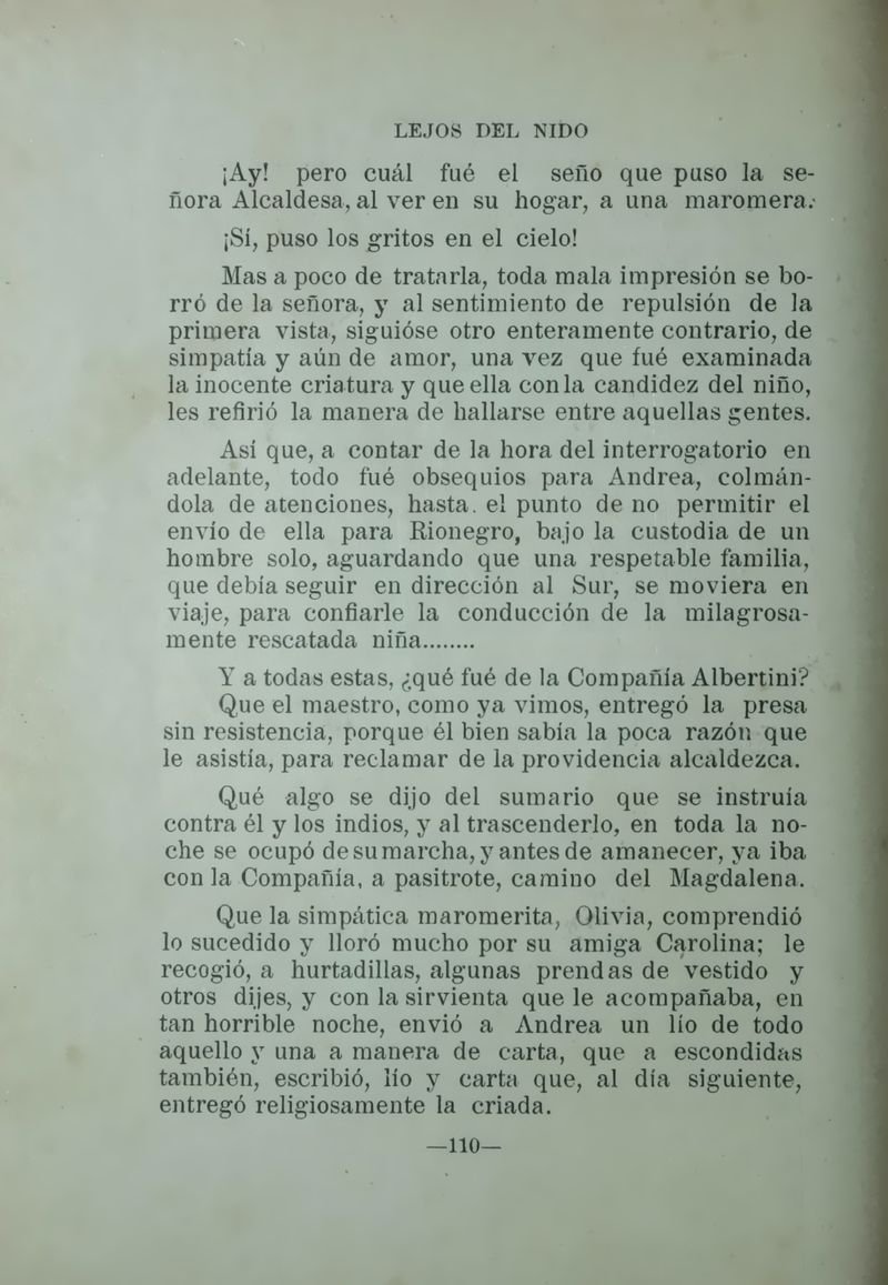 Pagina 112 de Lejos del nido