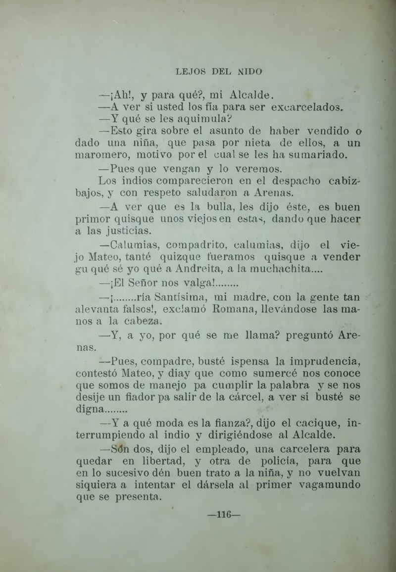 Pagina 118 de Lejos del nido