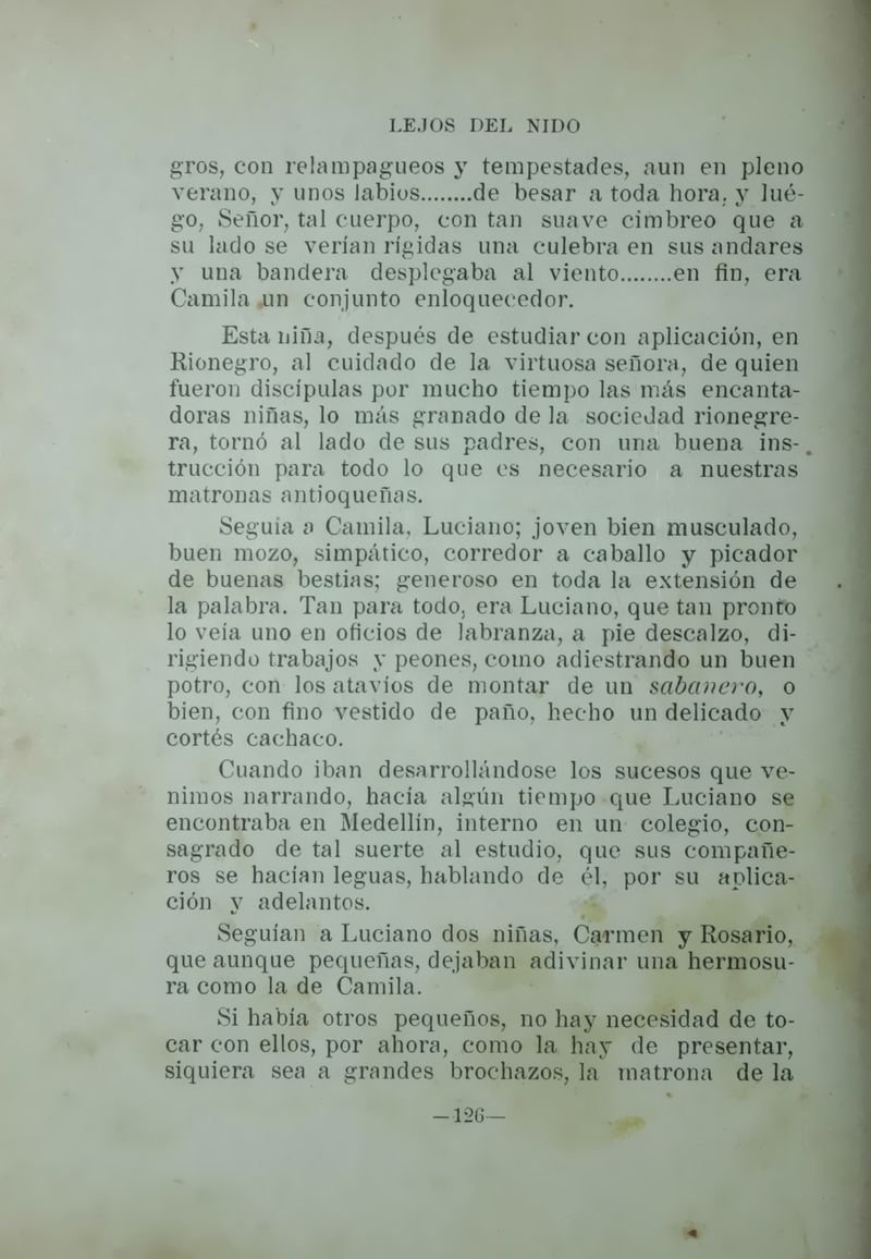 Pagina 128 de Lejos del nido