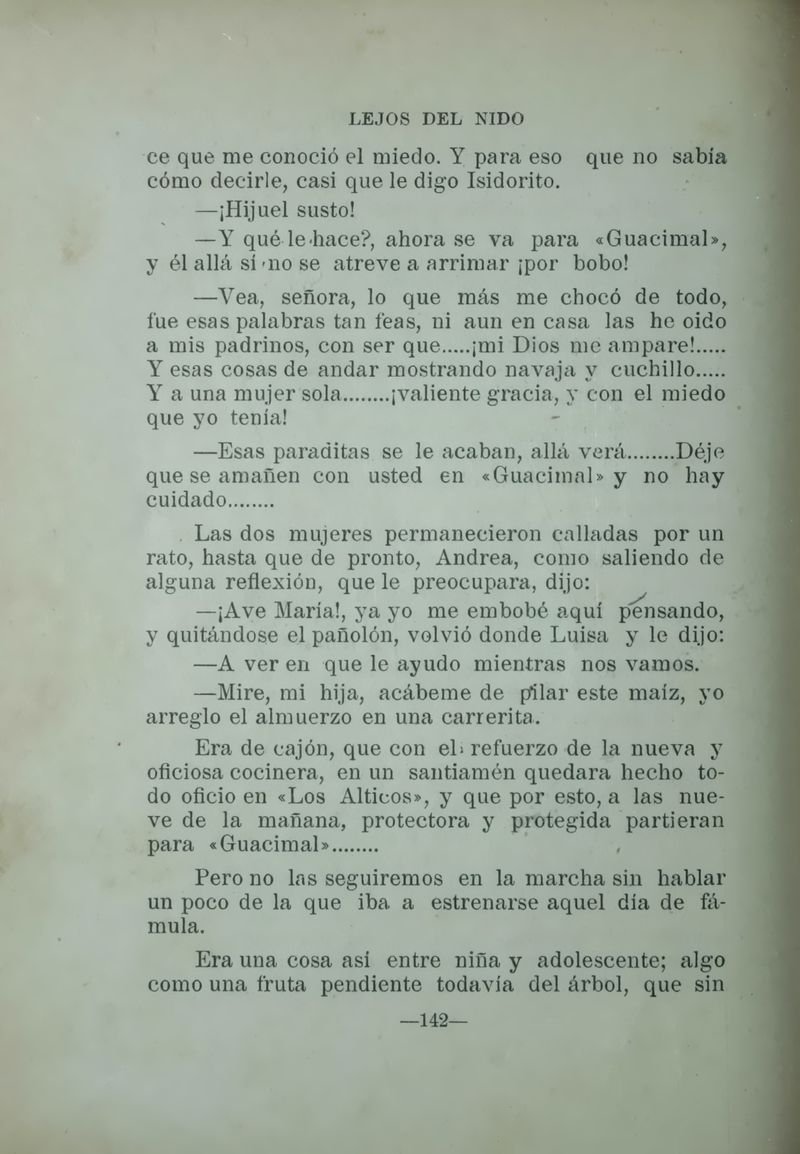 Pagina 144 de Lejos del nido