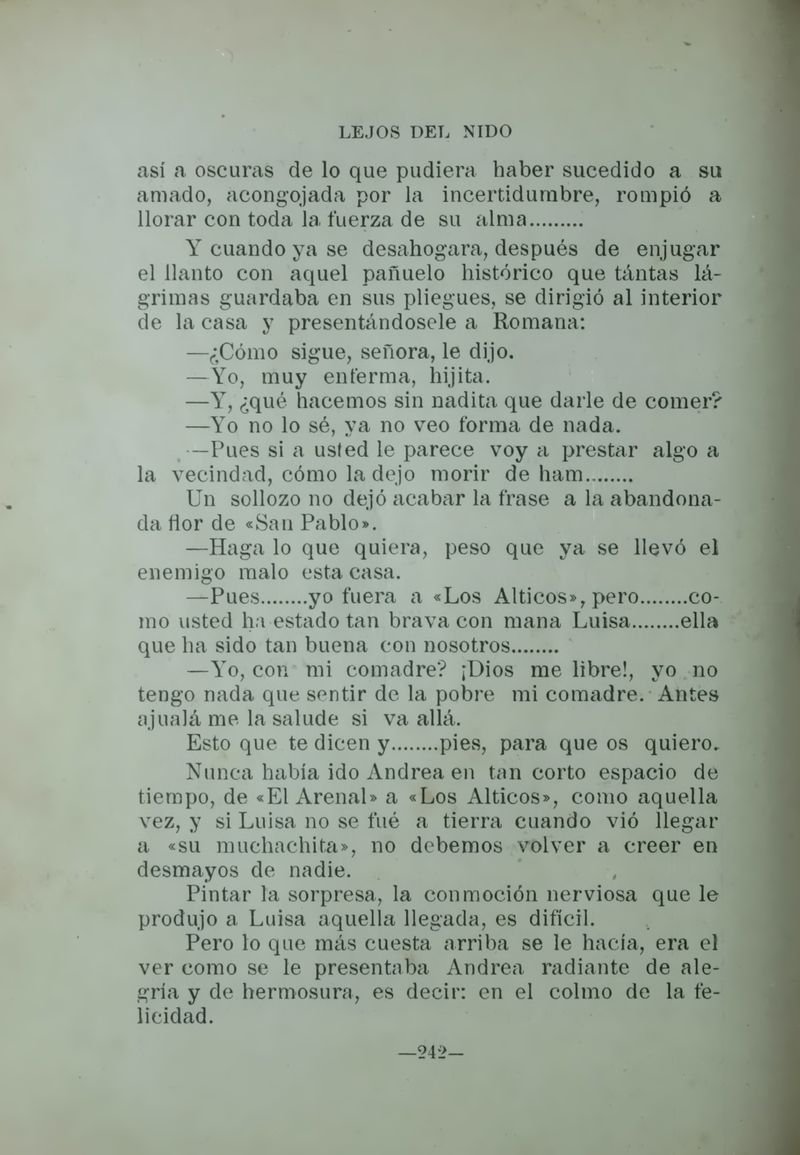 Pagina 244 de Lejos del nido