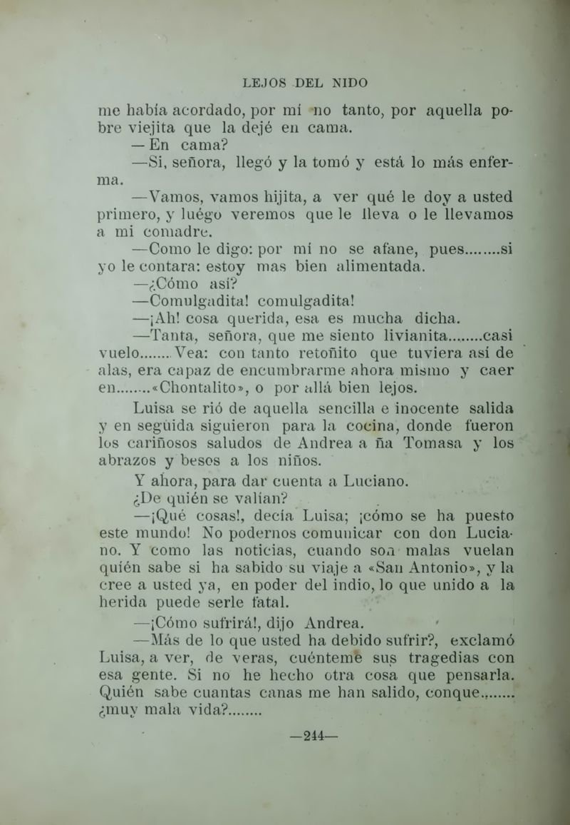 Pagina 246 de Lejos del nido
